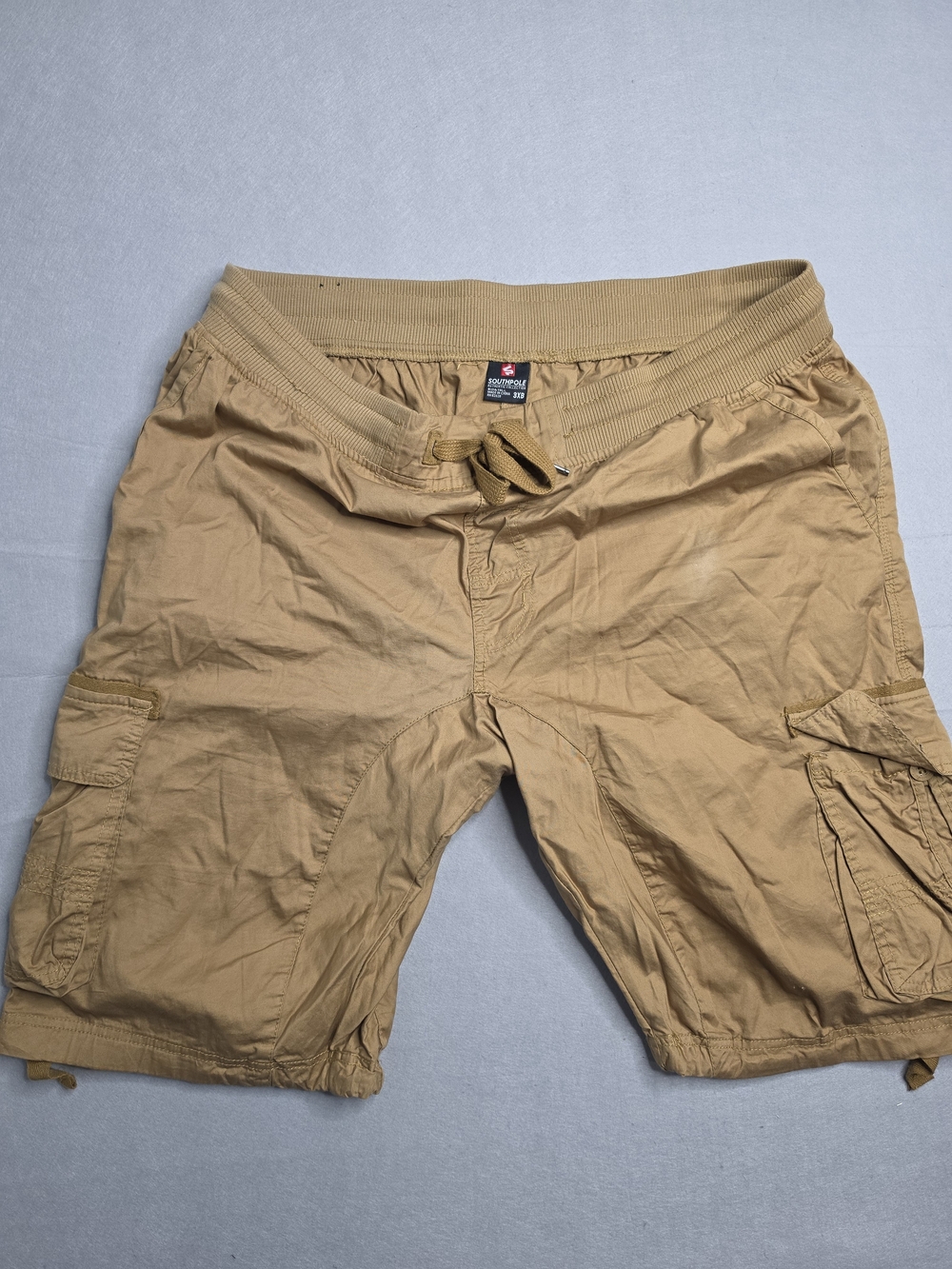 Southpole‎ Mens Tan Brown Cargo Shorts Size 3XB